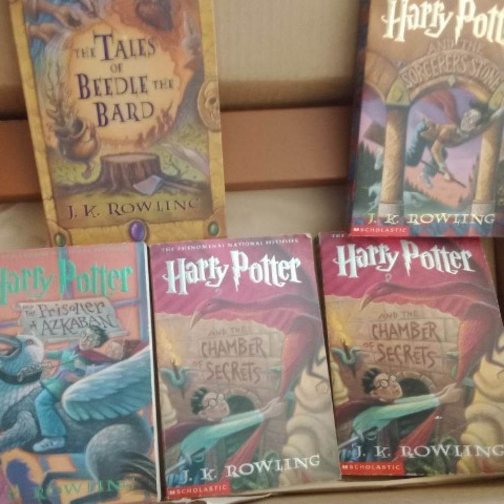 Harry Potter Books and Wand priced to sell